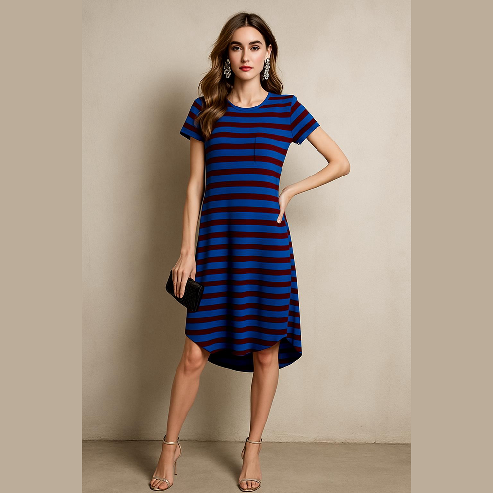 Lularoe Carly striped dress